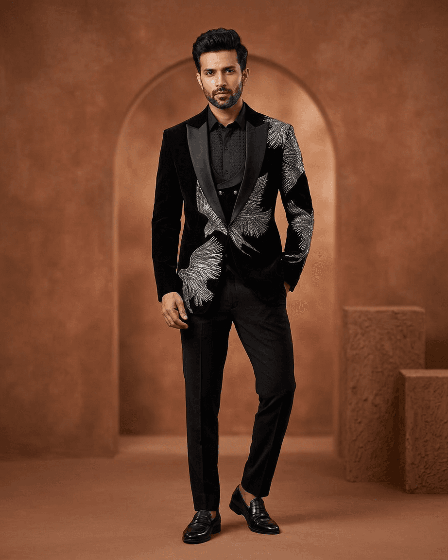 The Phoenix Velvet Dinner Jacket